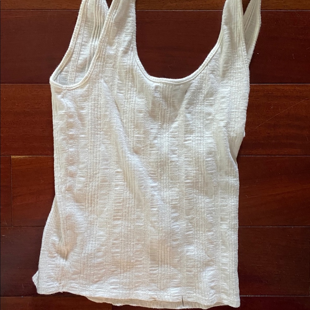 White tank top